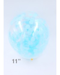 Confetti Balloon - Light Blue